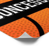 バスケットボールパーティー譲歩サインプリント ポスター (角)