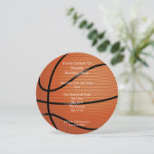 バスケットボールパーティー 招待状 (スタンド正面)