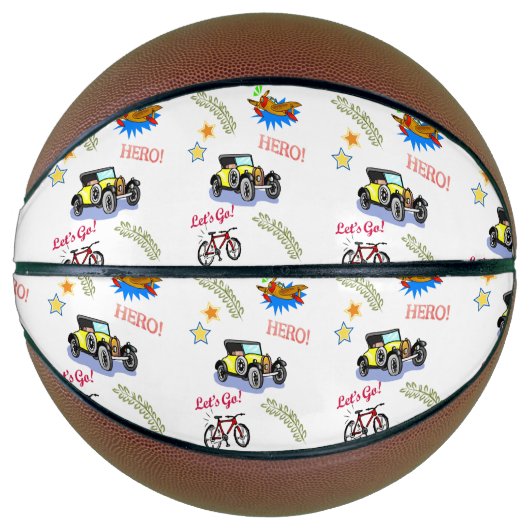 バスケットボールヒーロー自転車の飛行機 バスケットボール (正面)