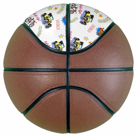 バスケットボールヒーロー自転車の飛行機 バスケットボール (右)