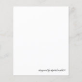 バスケットボールビンゴ – ベビーシャワーゲーム (裏面)