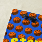 バスケットボールビーチタオル ビーチタオル (インサイチュ)
