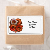 バスケットボールファンのためのダンキングドーナツ ラベル (インサイチュ)