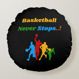 バスケットボールファンのための素晴らしい枕 ラウンドクッション