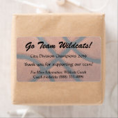 バスケットボールファンドレイザーボトルラベル ラベル (インサイチュ)