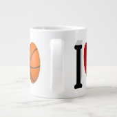 バスケットボールファン半文字ジャイアントコーヒーマグ ジャンボコーヒーマグカップ (裏面)