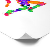 バスケットボールファン用女子バスケットボール及びバスケットボール ポスター (角)