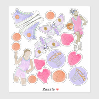 バスケットボールファン シール