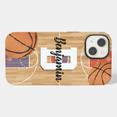 バスケットボールファン iPhoneケース (裏面横)