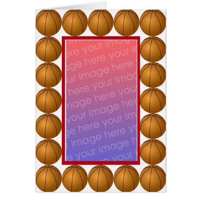 バスケットボールフォトカード (正面)