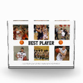 バスケットボールフォトコラージュテンプレートフォトブロック フォトブロック (正面)