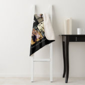 バスケットボールフォトコラージュフリースブランケット シェルパブランケット (インサイチュ)