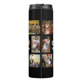 バスケットボールフォトコラージュOrange タンブラー (裏面)