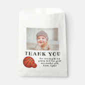 バスケットボールフォトサンキュー誕生日 フェイバーバッグ (正面)