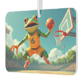 バスケットボールフロッグの車の空気清浄機 カーエアーフレッシュナー (左)