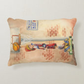 バスケットボールフープでスラムダンクby Jay Throckmorton アクセントクッション (正面)