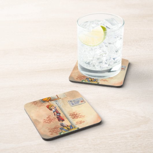 バスケットボールフープでスラムダンクby Jay Throckmorton コースター (右側)