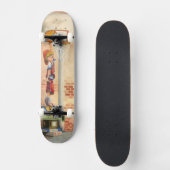 バスケットボールフープでスラムダンクby Jay Throckmorton スケートボード (正面)