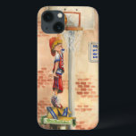 バスケットボールフープでスラムダンクby Jay Throckmorton iPhone 13ケース<br><div class="desc">スケートボードに乗れないとき、自転車に乗れないとき、馬に乗れないとき、犬と一緒に遊乗るときにどうするか。スラムダンクの練習はもちろん。積み重ねられた箱の上に立って、この若い男は彼のスキルでバスケットボールのフープをロックできることを確認したい。このプリントのコピーを素晴らし今日取って！</div>