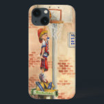 バスケットボールフープでスラムダンクby Jay Throckmorton iPhone 13ケース<br><div class="desc">スケートボードに乗れないとき、自転車に乗れないとき、馬に乗れないとき、犬と一緒に遊乗るときにどうするか。スラムダンクの練習はもちろん。積み重ねられた箱の上に立って、この若い男は彼のスキルでバスケットボールのフープをロックできることを確認したい。このプリントのコピーを素晴らし今日取って！</div>