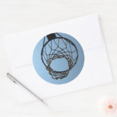 バスケットボールフープのシール ラウンドシール (封筒)