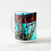 バスケットボールフープマグカップ マグカップ (正面左)