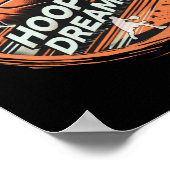 バスケットボールフープ夢アクティブ ポスター (角)