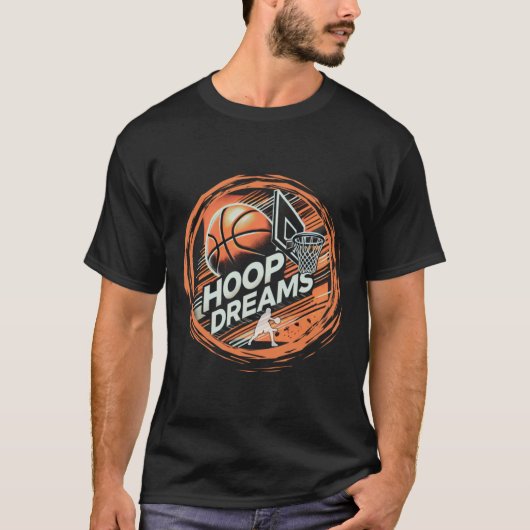 バスケットボールフープ夢アクティブ Tシャツ (正面)