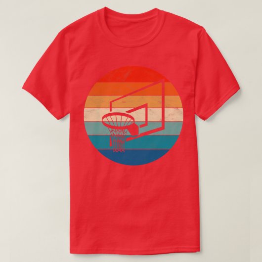 バスケットボールフープ Tシャツ (デザイン正面)