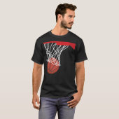 バスケットボールフープ Tシャツ (正面フル)