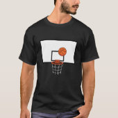 バスケットボールフープ Tシャツ (正面)