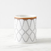 バスケットボールフープNet_black outline_jumpstart java コーヒーマグカップ (中央)