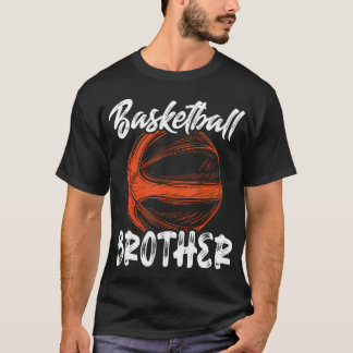 バスケットボールブラザー男性へファミリーマッチングバスケット Tシャツ