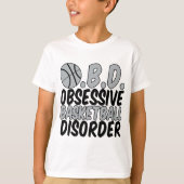 バスケットボールブラック/グレー Tシャツ (正面)