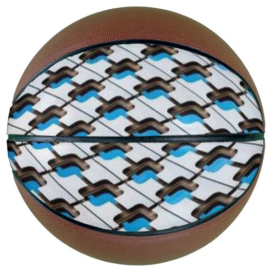 バスケットボールブルーグレー バスケットボール (正面)