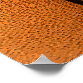 バスケットボールプリントパターンの背景 ポスター (角)