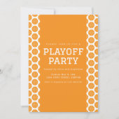 バスケットボールプレイオフパーティの招待状テンプレート 招待状 (正面)