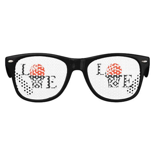 バスケットボールプレイヤーガール、バスケットボールガール誕生日 キッズサングラス (正面)