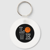 バスケットボールプレイヤーガール、バスケットボールガール誕生日 キーホルダー (裏面)