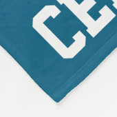 バスケットボールプレイヤーゲーム写真 フリースブランケット (角)