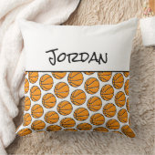 バスケットボールプレイヤー名スポーツバスケキッズデコールおもしろい クッション (ブランケット)