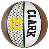 バスケットボールプレイヤー名番号スポーツスーパーヒーロー バスケットボール (縦)