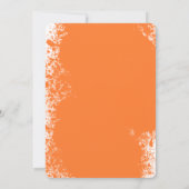 バスケットボールプレイヤー独身/バースデーパーティースポーツ 招待状 (裏面)