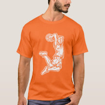 バスケットボールプレイヤーDoing Slam Dunk Lightデザイン