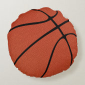 バスケットボールプレーカスタムヤーのジャージーナンバースポーツ ラウンドクッション (裏面)