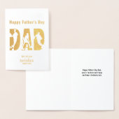 バスケットボールプレーヤーパパハッピーファーザーズデイフォイルカード 箔カード (ディスプレー)