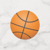 バスケットボールプレーヤーパーティーテーブル紙吹雪 コンフェッティ (スモール正面)