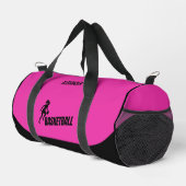 バスケットボールプレーヤー、誕生日ギフト、バスケットボールチーム ダッフルバッグ (右コーナー)