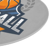 バスケットボールプレーヤーADD NAME大学スクールチーム カッティングボード (角)