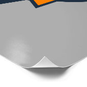 バスケットボールプレーヤーADD NAME大学スクールチーム ポスター (コーナー)